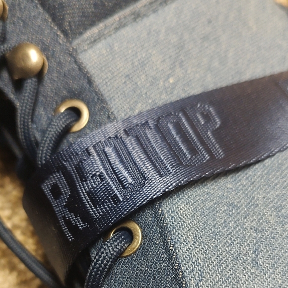 Stylish Blue Combat & Moto Winter Chunky Boots - Picture 7 of 7